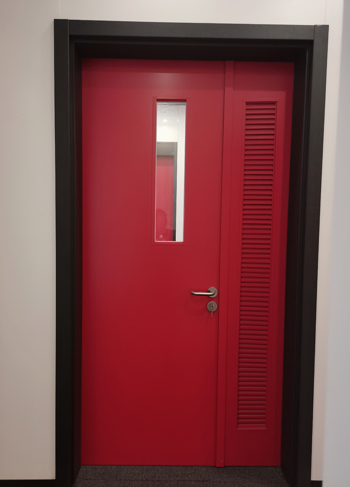 鋼質(zhì)單開(kāi)子母門